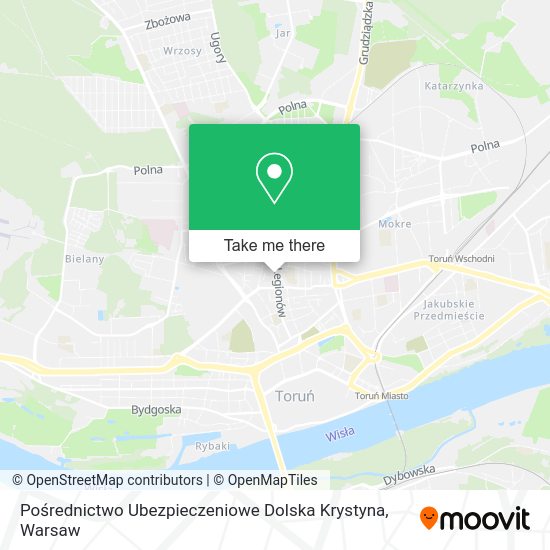 Pośrednictwo Ubezpieczeniowe Dolska Krystyna map