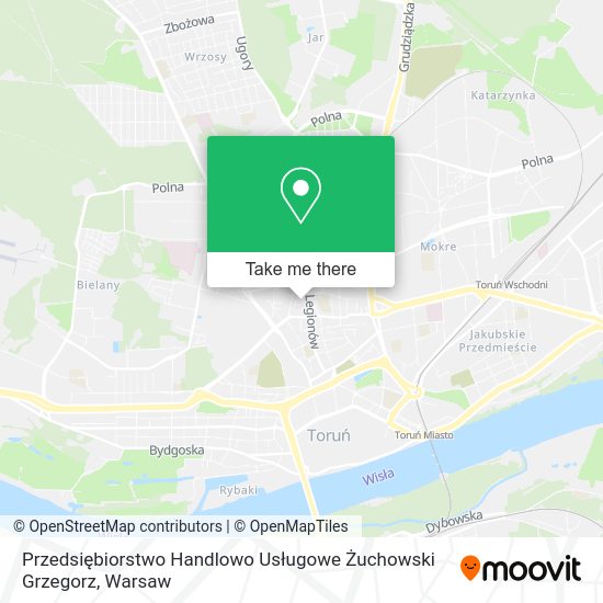 Przedsiębiorstwo Handlowo Usługowe Żuchowski Grzegorz map