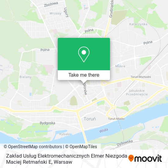 Zakład Usług Elektromechanicznych Elmer Niezgoda Maciej Retmański E map