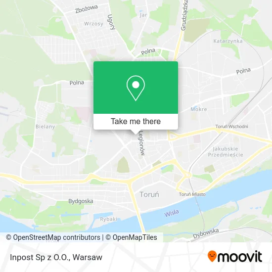 Inpost Sp z O.O. map