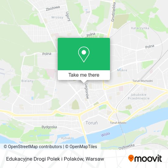 Edukacyjne Drogi Polek i Polaków map