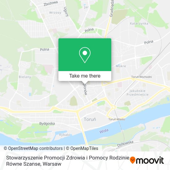 Stowarzyszenie Promocji Zdrowia i Pomocy Rodzinie Równe Szanse map