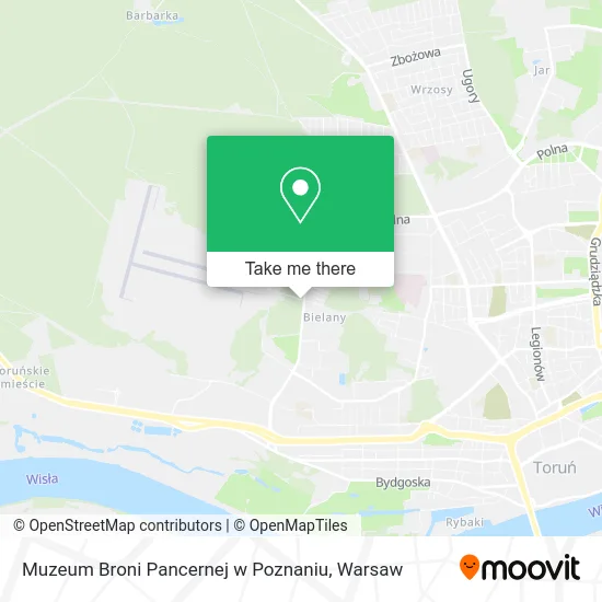 Muzeum Broni Pancernej w Poznaniu map