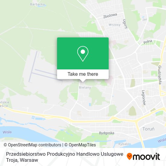 Przedsiebiorstwo Produkcyjno Handlowo Uslugowe Troja map