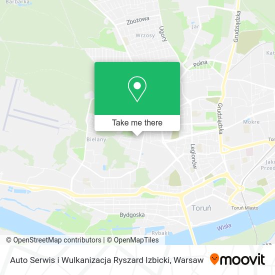 Auto Serwis i Wulkanizacja Ryszard Izbicki map