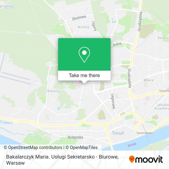 Bakalarczyk Maria. Usługi Sekretarsko - Biurowe map