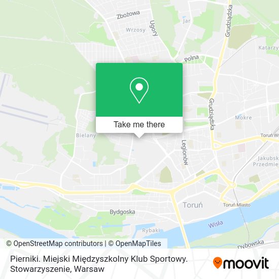 Pierniki. Miejski Międzyszkolny Klub Sportowy. Stowarzyszenie map