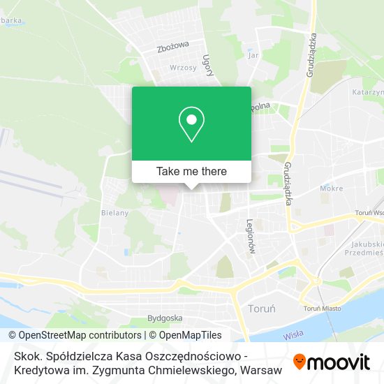 Skok. Spółdzielcza Kasa Oszczędnościowo - Kredytowa im. Zygmunta Chmielewskiego map