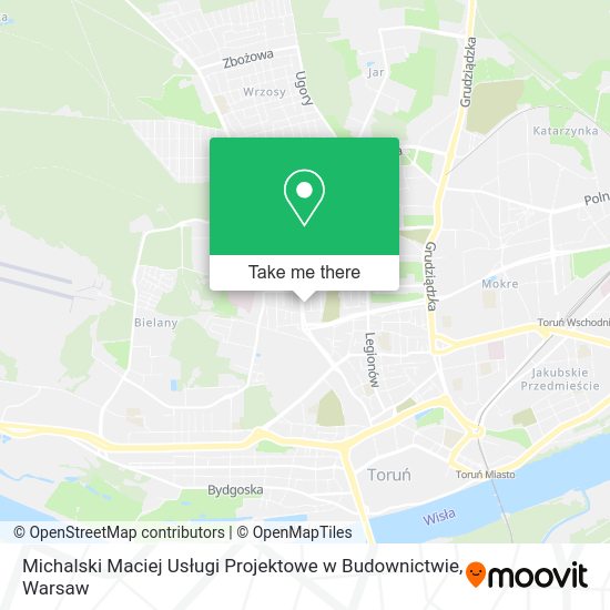 Michalski Maciej Usługi Projektowe w Budownictwie map