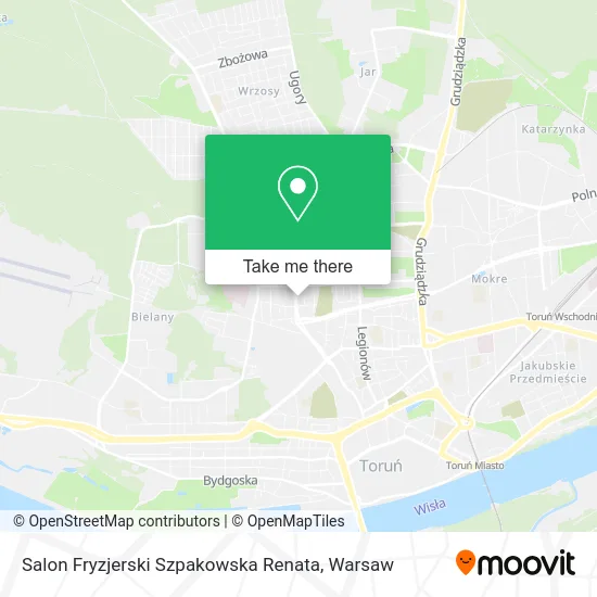 Salon Fryzjerski Szpakowska Renata map