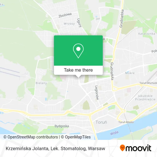 Карта Krzemińska Jolanta, Lek. Stomatolog