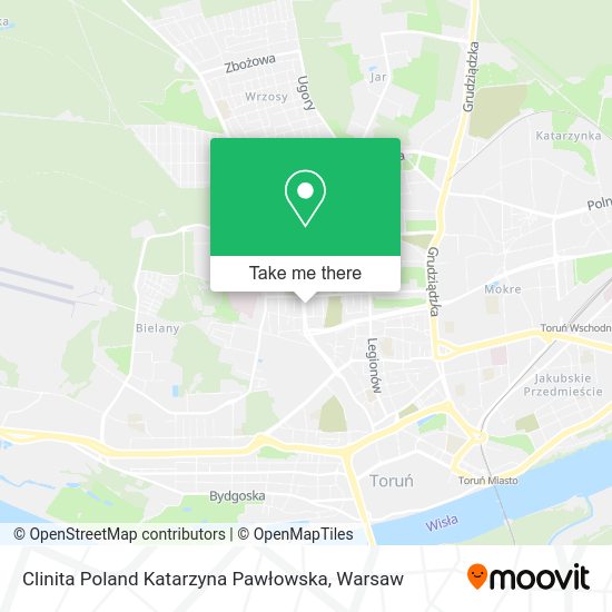 Clinita Poland Katarzyna Pawłowska map