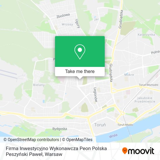 Firma Inwestycyjno Wykonawcza Peon Polska Peszyński Paweł map