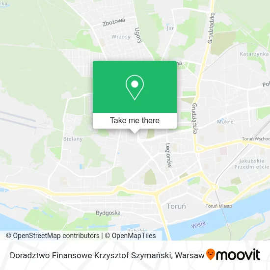 Карта Doradztwo Finansowe Krzysztof Szymański