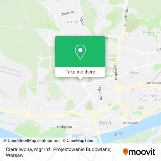 Карта Ciara Iwona, mgr inż. Projektowanie Budowlane