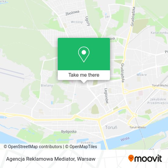 Agencja Reklamowa Mediator map