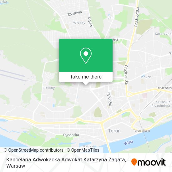 Карта Kancelaria Adwokacka Adwokat Katarzyna Zagata