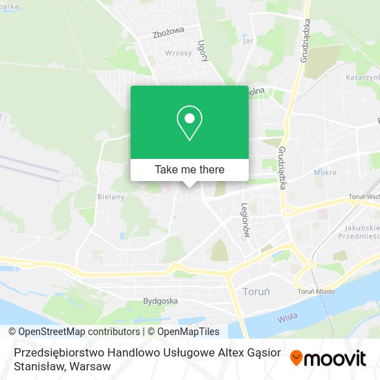 Przedsiębiorstwo Handlowo Usługowe Altex Gąsior Stanisław map