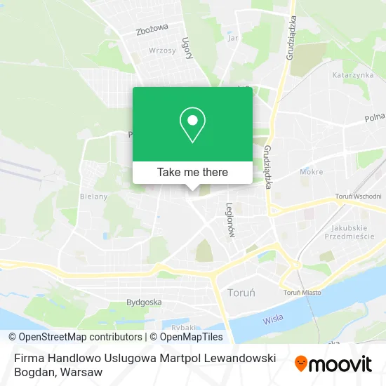 Карта Firma Handlowo Uslugowa Martpol Lewandowski Bogdan