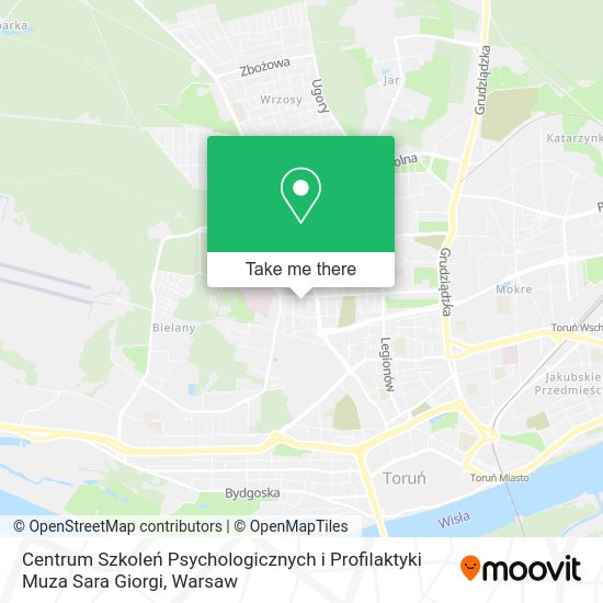 Centrum Szkoleń Psychologicznych i Profilaktyki Muza Sara Giorgi map