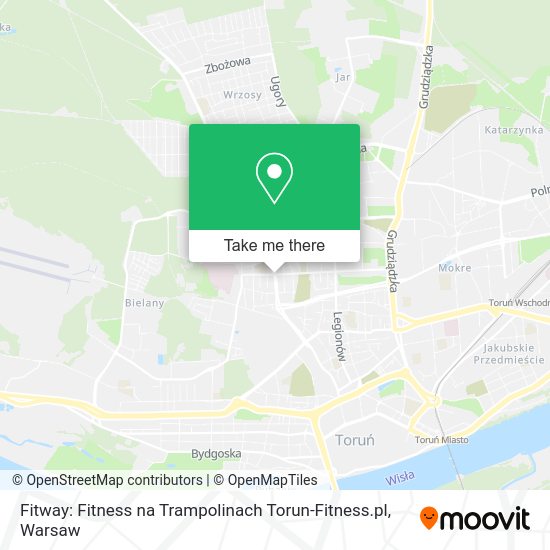 Карта Fitway: Fitness na Trampolinach Torun-Fitness.pl