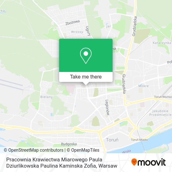 Pracownia Krawiectwa Miarowego Paula Dziurlikowska Paulina Kaminska Zofia map