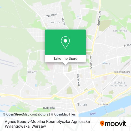 Agnes Beauty-Mobilna Kosmetyczka Agnieszka Wylangowska map