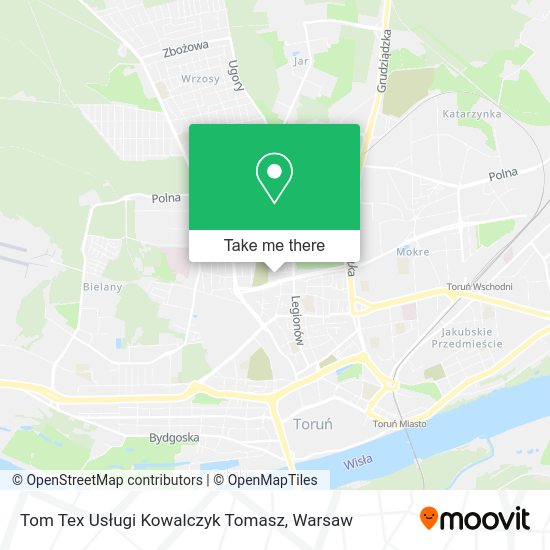 Tom Tex Usługi Kowalczyk Tomasz map