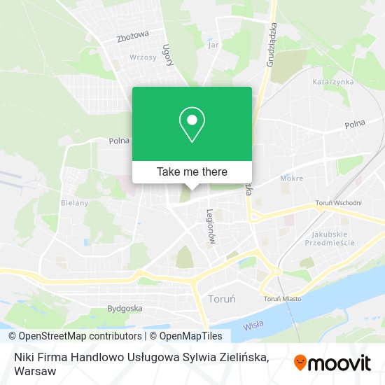 Niki Firma Handlowo Usługowa Sylwia Zielińska map