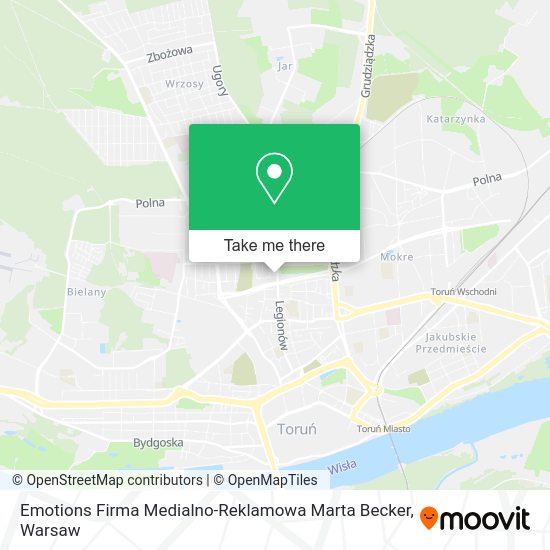 Emotions Firma Medialno-Reklamowa Marta Becker map