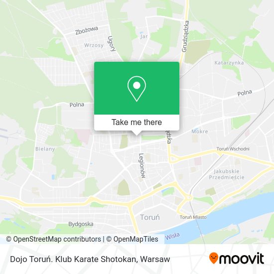 Dojo Toruń. Klub Karate Shotokan map