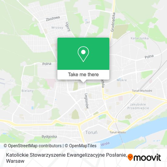 Katolickie Stowarzyszenie Ewangelizacyjne Posłanie map