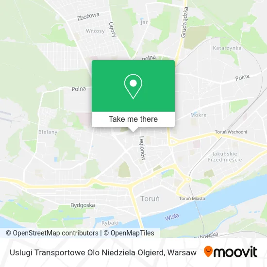 Uslugi Transportowe Olo Niedziela Olgierd map