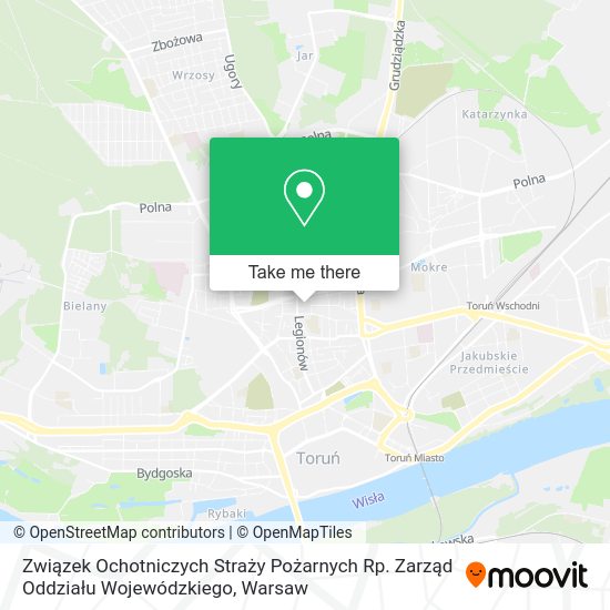 Związek Ochotniczych Straży Pożarnych Rp. Zarząd Oddziału Wojewódzkiego map