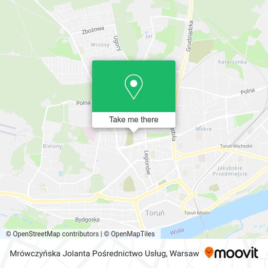 Mrówczyńska Jolanta Pośrednictwo Usług map