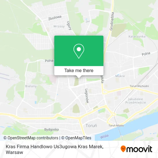 Kras Firma Handlowo Us3ugowa Kras Marek map