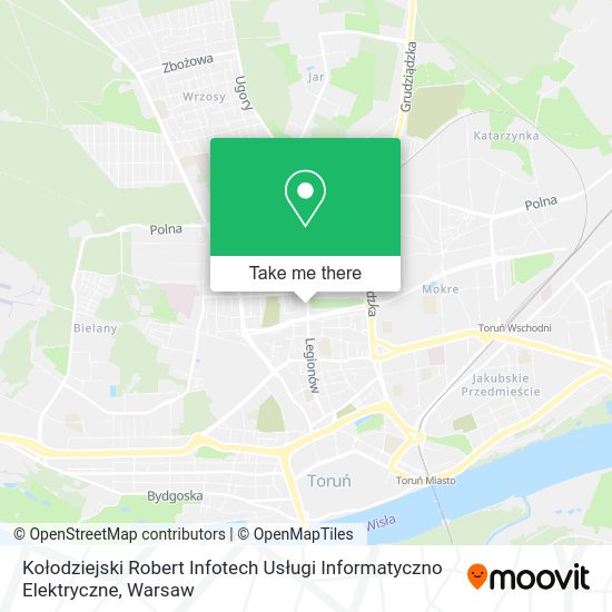 Kołodziejski Robert Infotech Usługi Informatyczno Elektryczne map