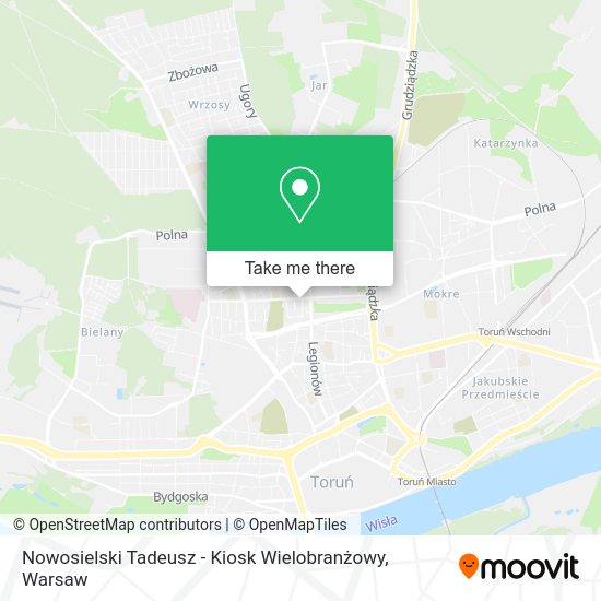 Nowosielski Tadeusz - Kiosk Wielobranżowy map