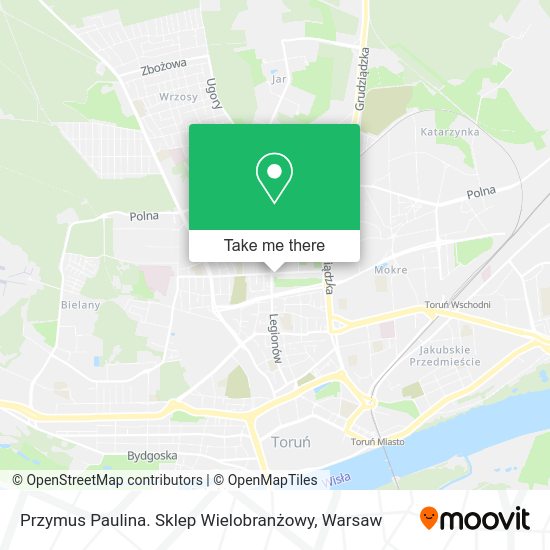 Przymus Paulina. Sklep Wielobranżowy map