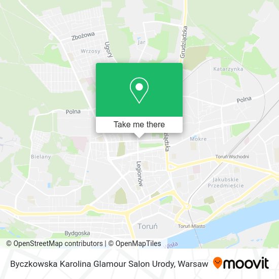 Byczkowska Karolina Glamour Salon Urody map