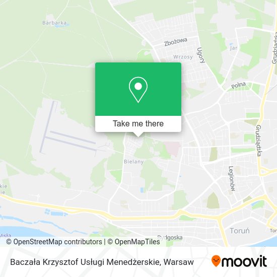 Baczała Krzysztof Usługi Menedżerskie map