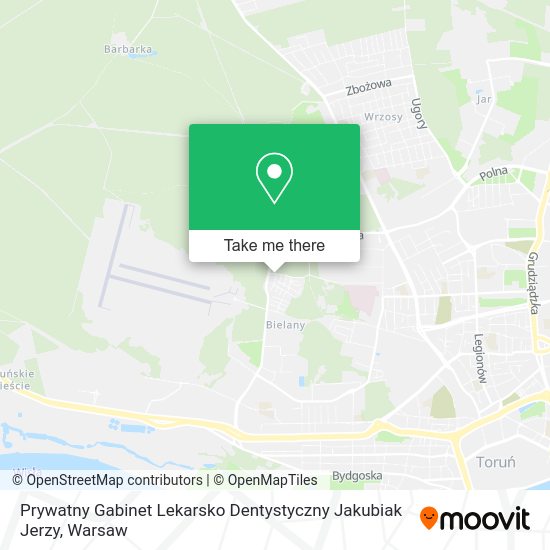 Prywatny Gabinet Lekarsko Dentystyczny Jakubiak Jerzy map