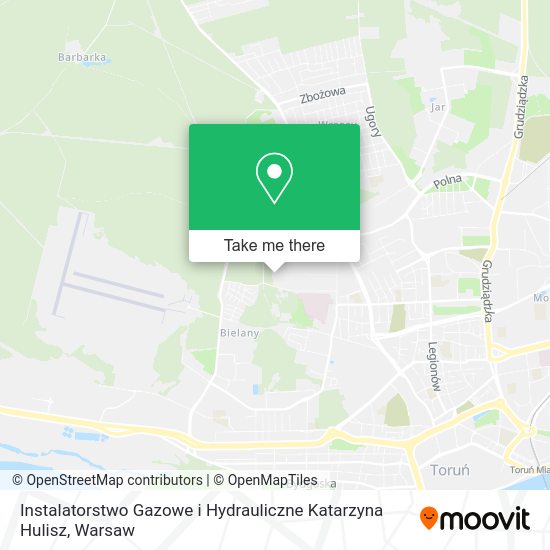 Instalatorstwo Gazowe i Hydrauliczne Katarzyna Hulisz map