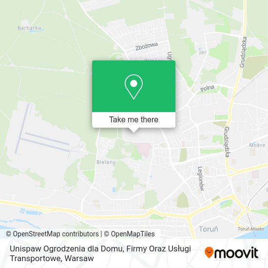 Unispaw Ogrodzenia dla Domu, Firmy Oraz Usługi Transportowe map