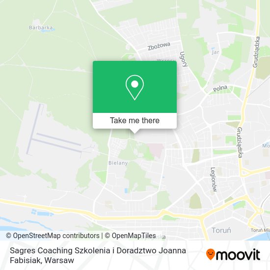 Sagres Coaching Szkolenia i Doradztwo Joanna Fabisiak map