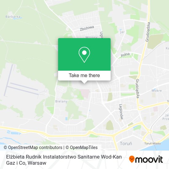 Elżbieta Rudnik Instalatorstwo Sanitarne Wod-Kan Gaz i Co map