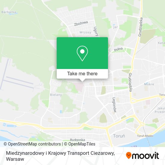 Miedzynarodowy i Krajowy Transport Ciezarowy map