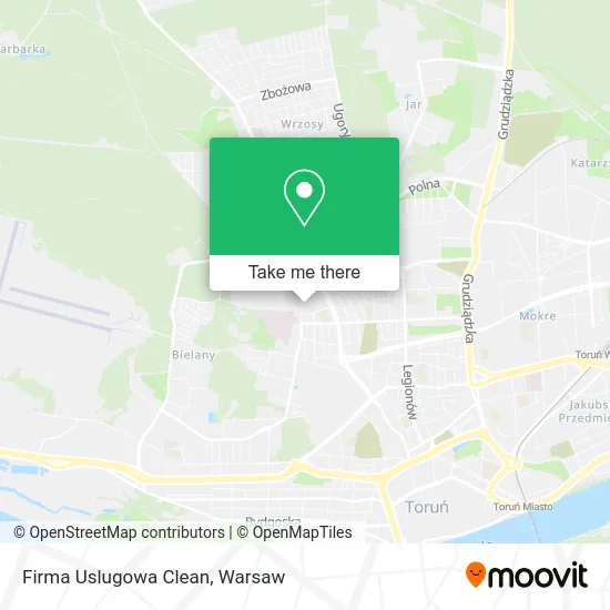Firma Uslugowa Clean map