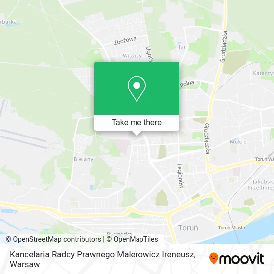Карта Kancelaria Radcy Prawnego Malerowicz Ireneusz