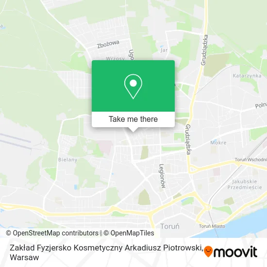 Zakład Fyzjersko Kosmetyczny Arkadiusz Piotrowski map